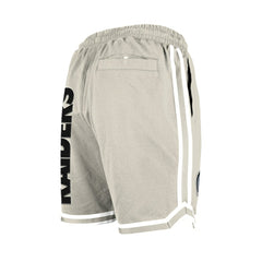 Las Vegas Raiders New Era Stone Multi Patch Shorts - Light Beige - NFL