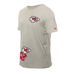Kansas City Chiefs New Era Multi Patch T-Shirt - Light Beige - NFL