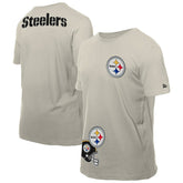 Pittsburgh Steelers New Era Multi Patch T-Shirt - Light Beige - NFL