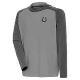 Indianapolis Colts Antigua Tonal Intrepid Pullover Hoodie - Gray - NFL