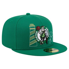 New Era Boston Celtics State Stitch 59FIFTY Fitted Hat Kelly Green