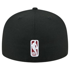 New Era Miami Heat State Stitch 59FIFTY Fitted Hat Black
