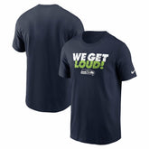 Seattle Seahawks Hometown T-Shirt - College Navy - Nike