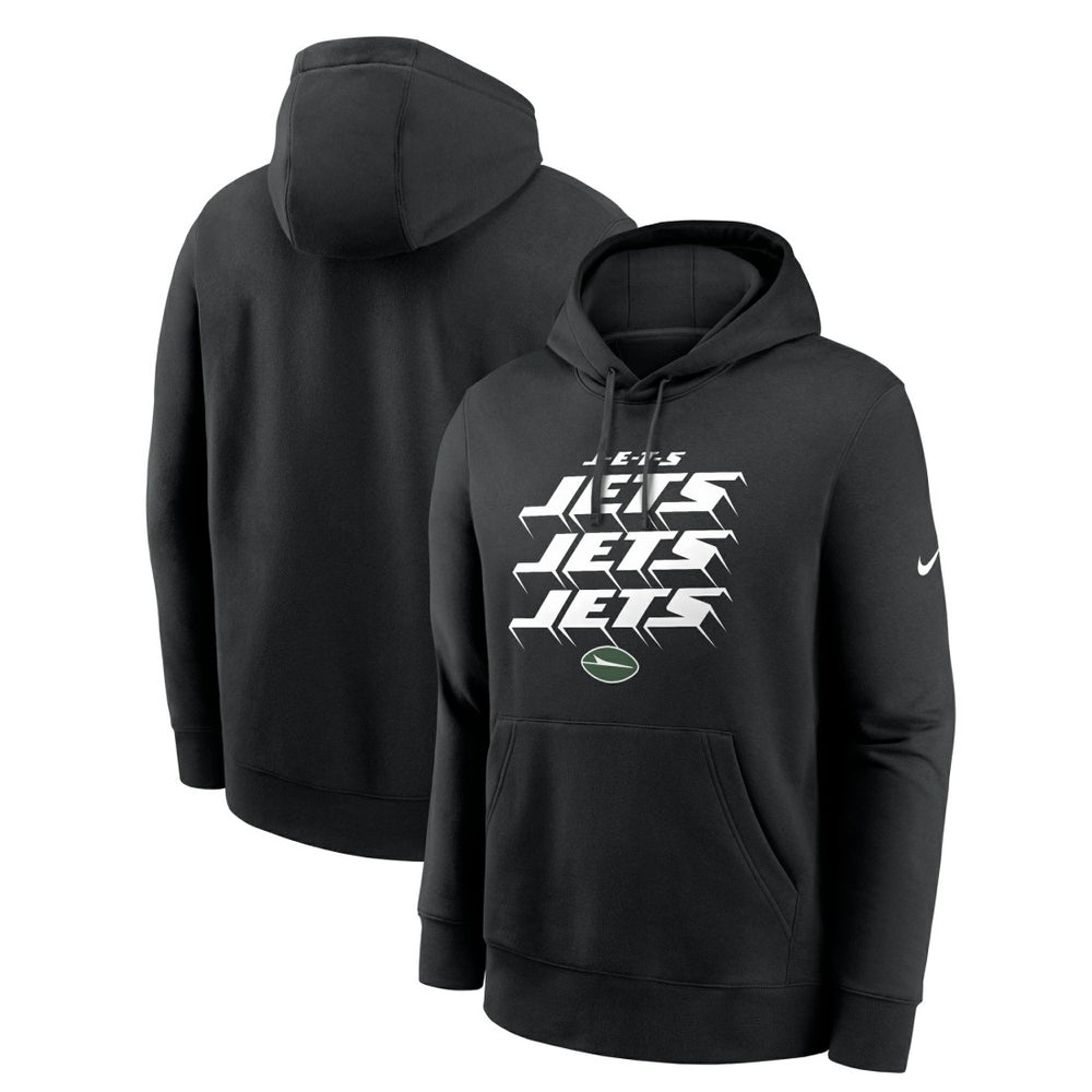 New York Jets Hometown Fleece Pullover Hoodie - Black - Nike