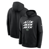 New York Jets Hometown Fleece Pullover Hoodie - Black - Nike