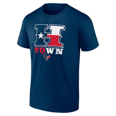 Houston Texans Hometown Rushing Yards T-Shirt - Navy - Fanatics