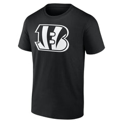 Cincinnati Bengals Personalized Name & Number Monochrome T-Shirt - Black - NFL