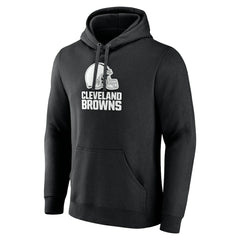 Cleveland Browns Personalized Name & Number Pullover Hoodie - Black - NFL