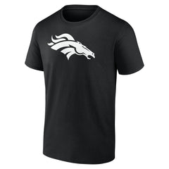Denver Broncos Personalized Name & Number Monochrome T-Shirt - Black - NFL