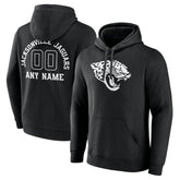 Jacksonville Jaguars Personalized Name & Number Pullover Hoodie - Black - NFL