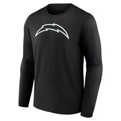 Los Angeles Chargers Personalized Name & Number Monochrome Long Sleeve T-Shirt - Black - NFL