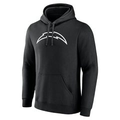 Los Angeles Chargers Personalized Name & Number Pullover Hoodie - Black - NFL