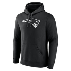 New England Patriots Personalized Name & Number Pullover Hoodie - Black - NFL
