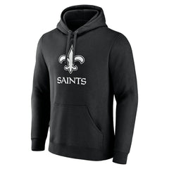 New Orleans Saints Personalized Name & Number Pullover Hoodie - Black - NFL