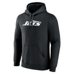 New York Jets Personalized Name & Number Pullover Hoodie - Black - NFL