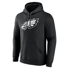 Philadelphia Eagles Personalized Name & Number Pullover Hoodie - Black - NFL