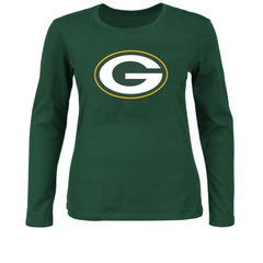 Green Bay Packers Women's Plus Size Long Sleeve T-Shirt - Green - Fanatics