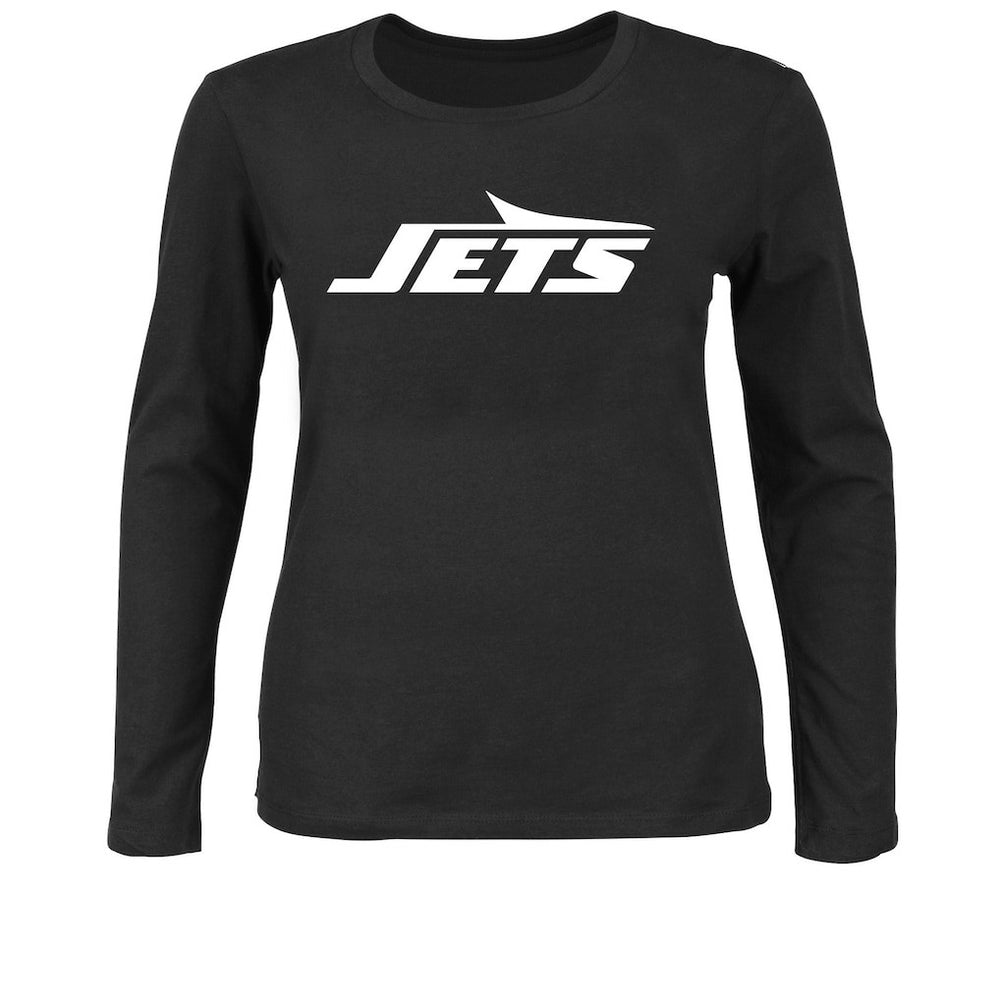 New York Jets Women's Plus Size Long Sleeve T-Shirt - Black - Fanatics