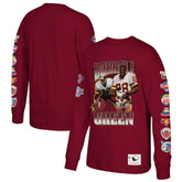 Darrell Green Washington Commanders Player Graphic Long Sleeve T-Shirt - Burgundy - Mitchell & Ness