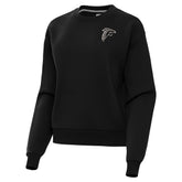 Atlanta Falcons Antigua Women's Victory Pullover Sweatshirt - Black - NFL