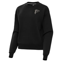 Atlanta Falcons Antigua Women's Victory Pullover Sweatshirt - Black - NFL