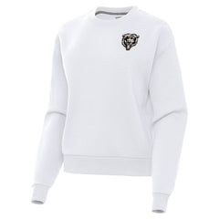 Chicago Bears Antigua Women's Victory Pullover Sweatshirt - White - NFL