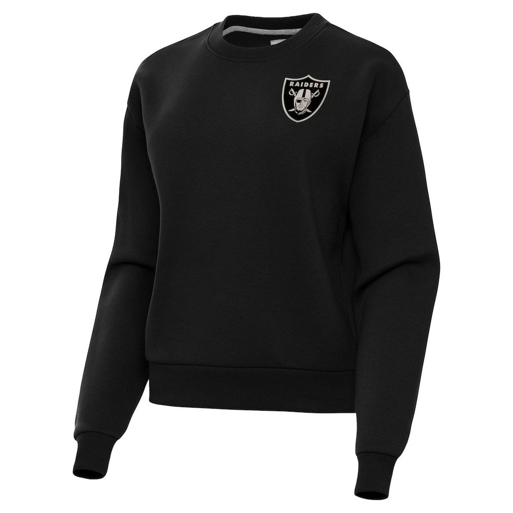 Las Vegas Raiders Antigua Women's Victory Pullover Sweatshirt - Black - NFL