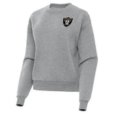 Las Vegas Raiders Antigua Women's Victory Pullover Sweatshirt - Heather Gray - NFL
