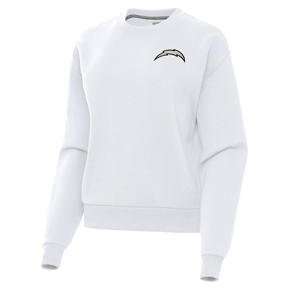 Los Angeles Chargers Antigua Women's Victory Pullover Sweatshirt - White - NFL