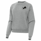 Detroit Lions Antigua Women's Victory Pullover Sweatshirt - Heather Gray - NFL