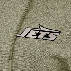 New York Jets Antigua Women's Justice Pullover Hoodie - Olive - NFL
