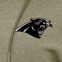 Carolina Panthers Antigua Women's Justice Pullover Hoodie - Olive - NFL
