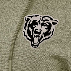 Chicago Bears Antigua Women's Justice Pullover Hoodie - Olive - NFL
