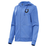 Indianapolis Colts Antigua Women's Seeker Full-Zip Hoodie Jacket - Heather Royal - NFL