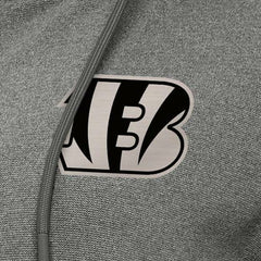 Cincinnati Bengals Antigua Women's Seeker Full-Zip Hoodie Jacket - Heather Black - NFL