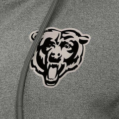 Chicago Bears Antigua Women's Seeker Full-Zip Hoodie Jacket - Heather Black - NFL