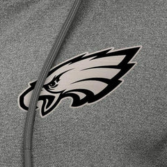 Philadelphia Eagles Antigua Women's Seeker Full-Zip Hoodie Jacket - Heather Black - NFL