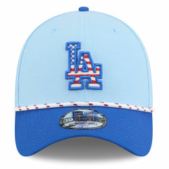 Los Angeles Dodgers New Era 2025 Fourth of July 39THIRTY Flex Hat for sale