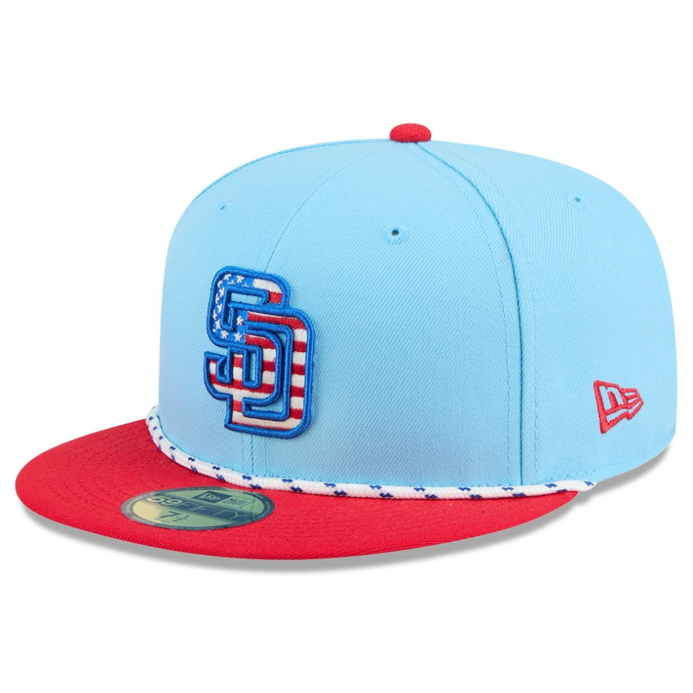 San Diego Padres New Era 2025 Fourth of July 59FIFTY Fitted Hat Outlet