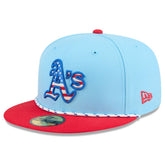 Athletics New Era 2025 Fourth of July 59FIFTY Fitted Hat Near Me