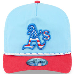 Athletics New Era 2025 Fourth of July Golfer Snapback Hat for sale