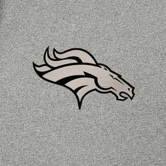 Denver Broncos Antigua Effortless Full-Zip Hoodie Jacket - Heather Gray - NFL