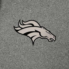 Denver Broncos Antigua Effortless Full-Zip Hoodie Jacket - Heather Black - NFL