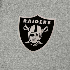 Las Vegas Raiders Antigua Effortless Full-Zip Hoodie Jacket - Heather Gray - NFL