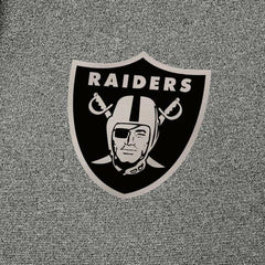 Las Vegas Raiders Antigua Effortless Full-Zip Hoodie Jacket - Heather Black - NFL
