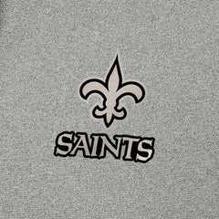 New Orleans Saints Antigua Effortless Full-Zip Hoodie Jacket - Heather Gray - NFL