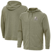 Cleveland Browns Antigua Effortless Full-Zip Hoodie Jacket - Olive - NFL