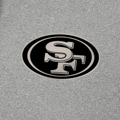 San Francisco 49ers Antigua Effortless Full-Zip Hoodie Jacket - Heather Gray - NFL