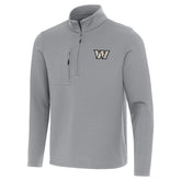 Washington Commanders Antigua Insider Quarter-Zip Jacket - Gray - NFL