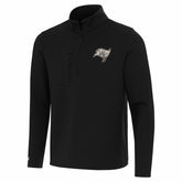 Tampa Bay Buccaneers Antigua Insider Quarter-Zip Jacket - Black - NFL